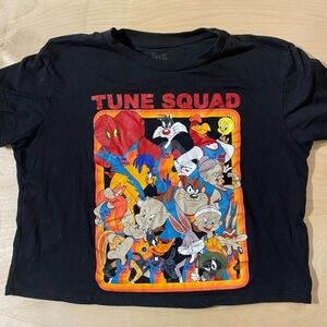 Space Jam Cropped Tee Size Large (HJ)